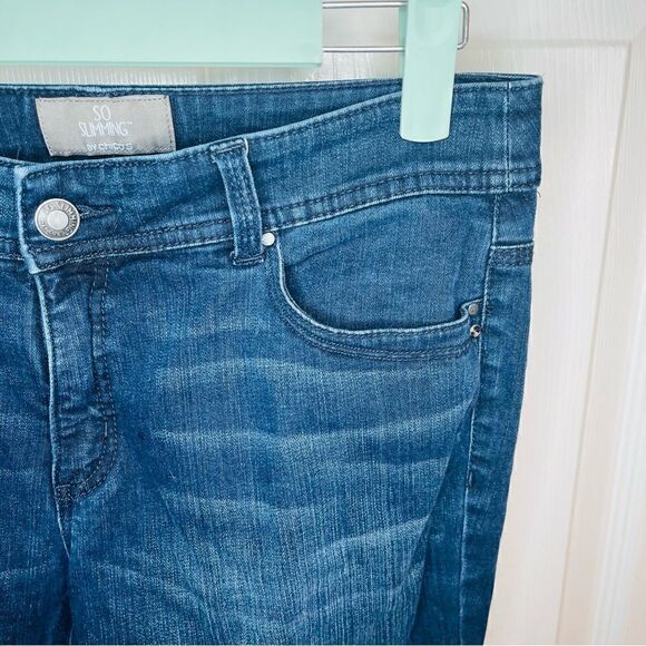 Chicos So Slimming Skinny Jeans Ankle Side Zip 4 (Chicos Size 0) - Picture 3 of 11